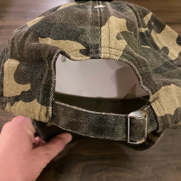 Mama Embroidered Camo Camouflage Distressed Baseball Hat Cap - Picture 3 of 3